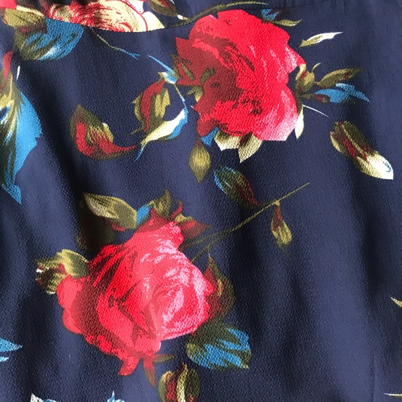 SUZY SHIER Navy Blue Halter Top High Low Dress EUC - Picture 4 of 6